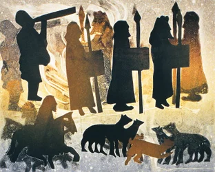 Pictish Journey, 2000 (monoprint)